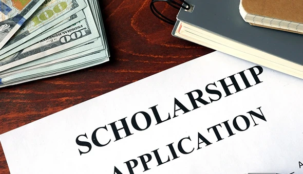 Scholarship application form for essay support services in Wimberley, TX.